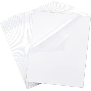 20 Pcs Car Windshield Sticker Applicator Static Cling Window Film for Easy Application Clear Vinyl Car Window Windshield Protection Film Sticker Auto Window Removal Decal Protector Shield 5 x 6 Inch