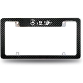 Rico Industries NHL All Over Chrome Frame 12" x 6" Chrome All Over Automotive License Plate Frame for Car/Truck/SUV