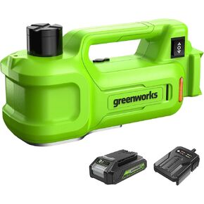 Greenworks 24V Cordless Car Jack, 3 Ton Max Loading For Vehicle Weigh Hydraulic Jack, Tool Only