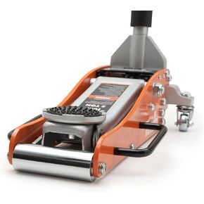 TONDA Floor Jack, Low Profile 2 Ton Hydraulic Aluminum and Steel Car Jack with Dual Pump System, Rapid Lift, Blue