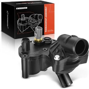 A-Premium - Coolant Thermostat and Housing Assembly with Sensor- Compatible with Ford, Mercury - 4.0L V6 - Explorer, Sport Trac, Mountaineer - 2002-2010 - Replaces 2L2Z8592AA, 2L2Z8592BA, 902-860