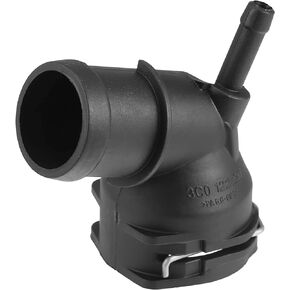 X AUTOHAUX Upper Radiator Coolant Hose Connector 3C0122291D for Volkswagen Beetle Eos Golf Jetta Passat SportWagen