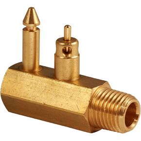 Attwood 8897-6 Brass Quick-Connect Tank Fitting 1/4-Inch NPT Male Thread for Yamaha