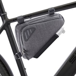 TOURSLOV Bike Triangle Bag, Water-Resistant Bike Frame Bag with Many Pockets, Top Tube Bike Accessories Storage Pouch, Cycling Accessories Pack for Road MTB Mountain Bicycle Men Women