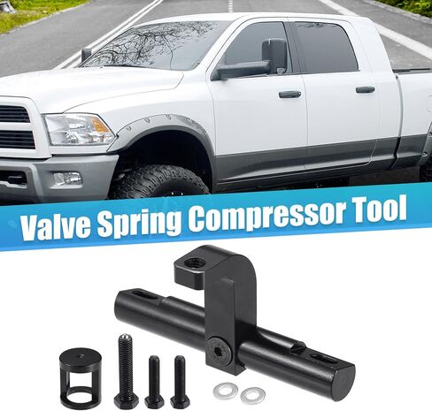 X AUTOHAUX 1 Set Valve Spring Compressor Tool Replacement for Dodge for Ram 2500 3500 5.7L 6.1L 6.2L 6.4L Engines Metal Black in Saudi Arabia