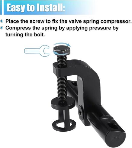 X AUTOHAUX 1 Set Valve Spring Compressor Tool Replacement for Dodge for Ram 2500 3500 5.7L 6.1L 6.2L 6.4L Engines Metal Black in Saudi Arabia