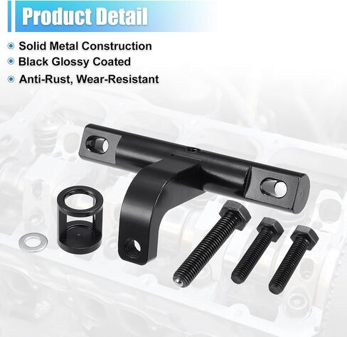 X AUTOHAUX 1 Set Valve Spring Compressor Tool Replacement for Dodge for Ram 2500 3500 5.7L 6.1L 6.2L 6.4L Engines Metal Black in Saudi Arabia