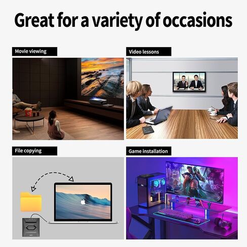 محرك أقراص CD/DVD خارجي للكمبيوتر المحمول - محرك أقراص USB 5 في 1 مع فتحة بطاقة SD/TF USB 3.0 نوع A/Type C مشغل DVD خارجي محمول لأجهزة الكمبيوتر المحمول Mac OS Vista Windows 11/10/8.1/8/7 Linux in Kuwait