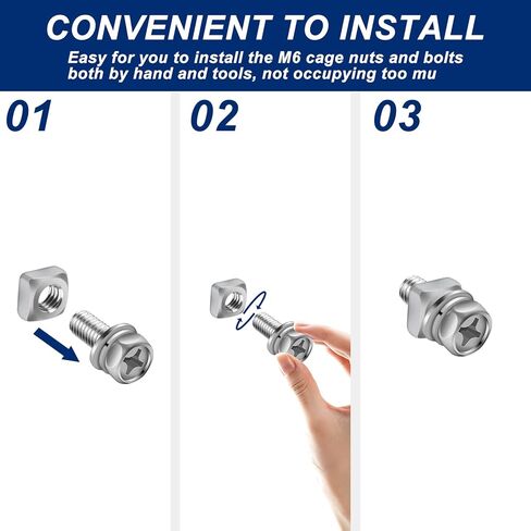 64 قطعة من براغي وصواميل البطارية، M6x10/12/14/16 مم من الفولاذ المقاوم للصدأ لبطارية الدراجة النارية ومجموعة مسامير، برغي بطارية دراجة نارية وصواميل مربعة لبطارية الدراجة ATV طقم صامولة مربعة in Kuwait