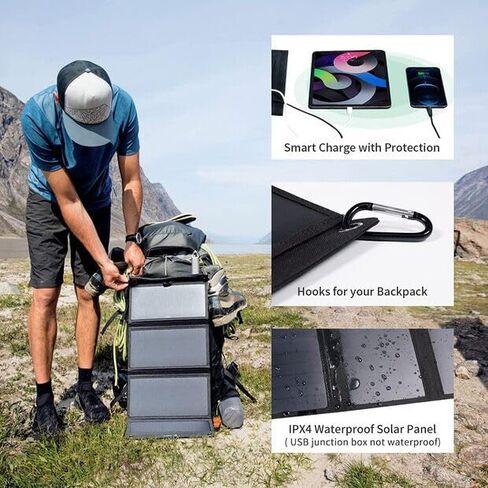 Sun Power Solar Panel Convenient Charger 50W in Saudi Arabia