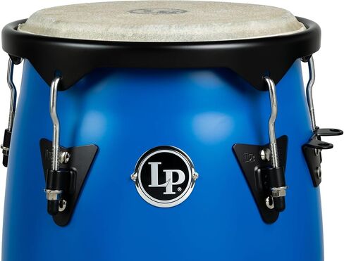 LP Conga Drum Set with Stand, Race Car Blue, 10-inch and 11-inch (LP646D-DB) in Kuwait