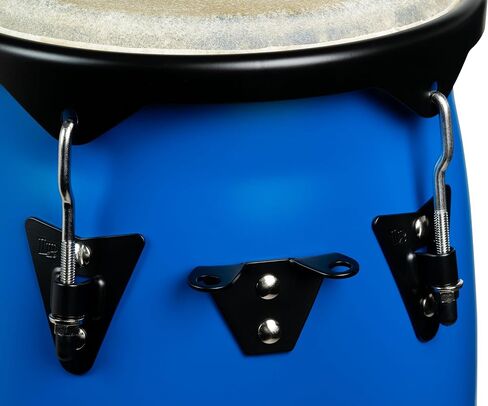 LP Conga Drum Set with Stand, Race Car Blue, 10-inch and 11-inch (LP646D-DB) in Kuwait
