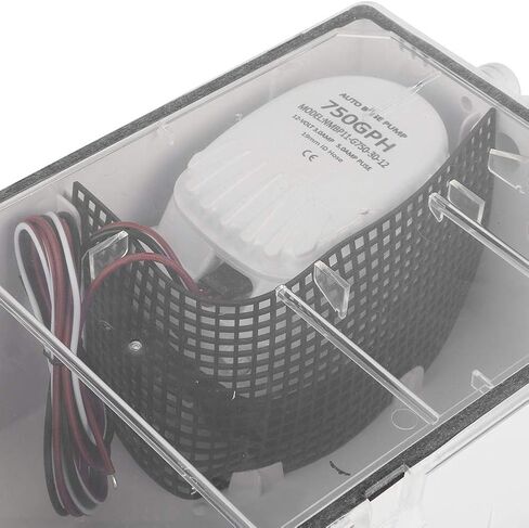 750GPH Marine Shower Sump Pump Drain Kit System Automatic Switch Bilge Drain Box for Marine Boat (24V) in Saudi Arabia