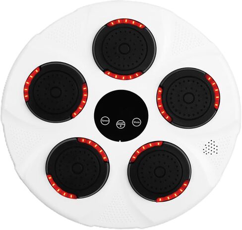 Music Boxing Machine, FDOSE-POERRY Boxing Machine and Boxing Equipment, Wall Mounted Musical Boxing Machine for Home,Indoor and Gym, White in Saudi Arabia
