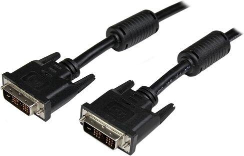 StarTech.com DVI Cable - 25 ft - Single Link - Male to Male Cable - 1920x1200 - DVI-D Cable - Computer Monitor Cable - DVI Cord - DVI to DVI Cable (DVIDSMM25) in Saudi Arabia