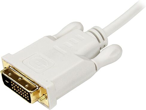 كابل StarTech 3ft Passive Mini DP إلى DVI-D، 1080 بكسل، أسود (MDP2DVIMM3B) | 0.9 متر، mDP أو Thunderbolt 1/2 Mac/PC إلى شاشة DVI، وصلة واحدة، سلبية، تمرير EDID، 4K 30 هرتز مع معدل ساعة HDMI in Kuwait