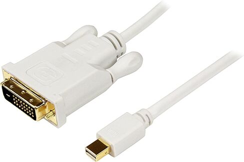 كابل StarTech 3ft Passive Mini DP إلى DVI-D، 1080 بكسل، أسود (MDP2DVIMM3B) | 0.9 متر، mDP أو Thunderbolt 1/2 Mac/PC إلى شاشة DVI، وصلة واحدة، سلبية، تمرير EDID، 4K 30 هرتز مع معدل ساعة HDMI in Kuwait