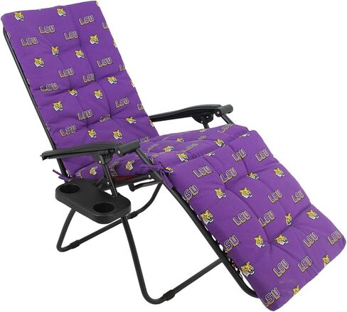 وسادة كرسي College Covers Louisiana State Tigers Zero Gravity، مقاس 20 × 72 × 2 بوصة in Saudi Arabia