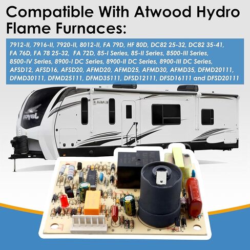 TASAN RACING 31501 Circuit Board Compatible with Atwood, RV Ignition Control Board kit Replace for dometic Hydro Flame Corp,Fits Models 33488,33727,85-IV 16, 85-IV 25,85-IV 20, 85-IV 31, 85-IV 35 in Kuwait