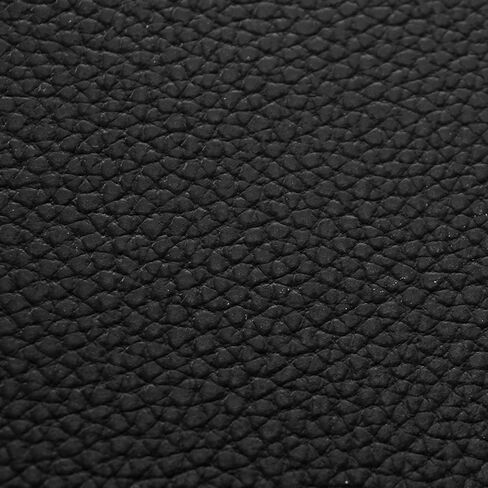 مجلد دفتر شيكات الأعمال الجلدي ذو 7 حلقات بعرض 2 بوصة - 3 في الصفحة - سعة 600 شيك - جيوب للبطاقات ودفاتر الملاحظات - محفظة جلدية - تصميم عالي الجودة من ديفيد ناثان (أسود) in Kuwait