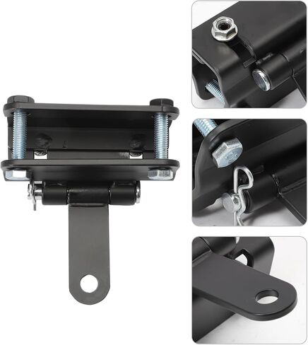 Upgraded Universal Snowmobile Bumper Hitch Adjustable Heavy Duty Steel Snowmobile Sled Trailer Tow Hitching Kit Fit for Ski-doo, Polaris, Yama-ha, Arctic Cat, Other Snowmobiles, Tongue Type Snowmobile in Saudi Arabia