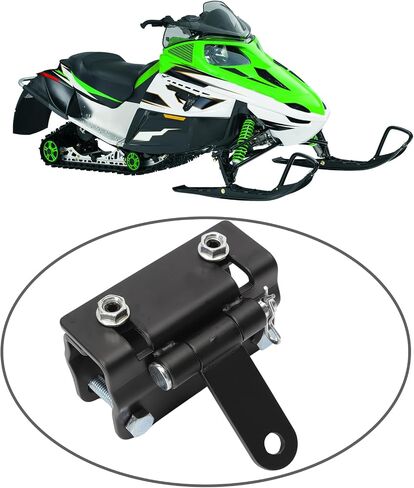 Upgraded Universal Snowmobile Bumper Hitch Adjustable Heavy Duty Steel Snowmobile Sled Trailer Tow Hitching Kit Fit for Ski-doo, Polaris, Yama-ha, Arctic Cat, Other Snowmobiles, Tongue Type Snowmobile in Saudi Arabia