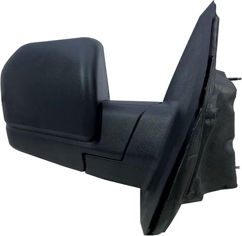 Replacement Driver Left Side Door Mirror Manual Folding Power Glass No Heated No Signal Light Textured Back Cover For Ford F-150 from 2015 to 2020 in Saudi Arabia