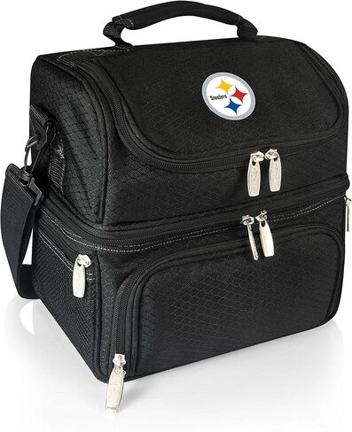 PICNIC TIME Black Pittsburgh Steelers Pranzo Lunch Tote in Saudi Arabia