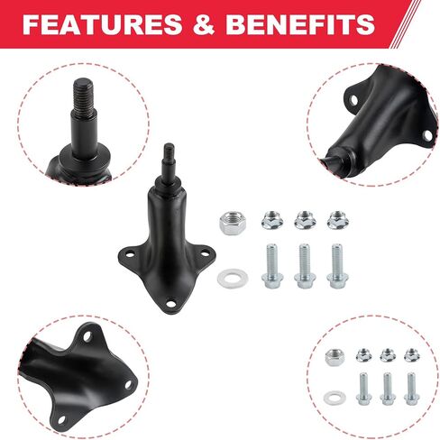 Rear Upper Shock Mount Bracket Fits for 1980-1997 Ford F100 F150 F250 F350 Truck Bronco Replaces# 924-407 (2Pcs) in Saudi Arabia