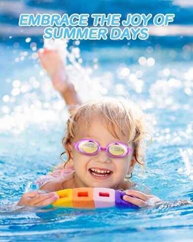 Victoper Kids Swim Goggles, 2 Pack Anti Fog&UV Swimming Goggles for Child 3-15, No Leaking Swim Goggles for Boys Girls in Saudi Arabia