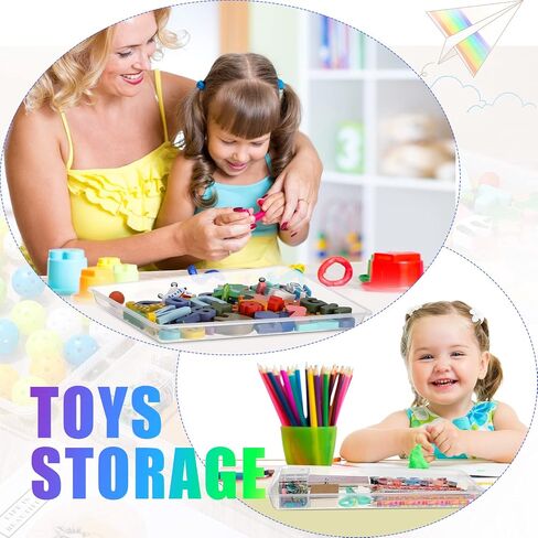 Maitys 15 Pack Plastic Art Trays 12 x 16 Inch Sensory Trays, Classic Color in Kuwait
