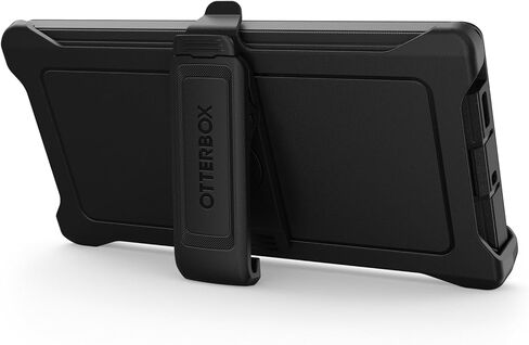 OtterBox Samsung Galaxy S24 Ultra Defender Series Case - BLACK, rugged & durable, with port protection, includes holster clip kickstand in Saudi Arabia