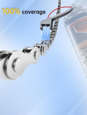 Motorcycle Chain Oiler, Upgraded (#428H) Motorbike Chain Gear Oiler Cleaner Spray-on Auxiliary Motorcycle Chain Tool for Daily Care Compatible with Most Chain Lube Can in Kuwait