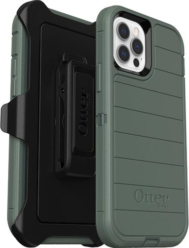 OtterBox Defender Series Case for iPhone 12 & iPhone 12 Pro (Only) - Holster Clip Included - Microbial Defense Protection - Retail Packaging - Berry Potion (Raspberry Wine/Boysenberry) in Saudi Arabia