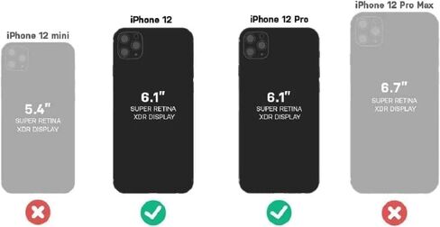 OtterBox Defender Series Case for iPhone 12 & iPhone 12 Pro (Only) - Holster Clip Included - Microbial Defense Protection - Retail Packaging - Berry Potion (Raspberry Wine/Boysenberry) in Saudi Arabia