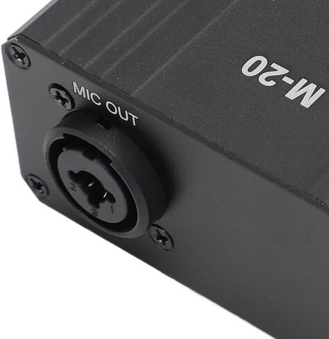 معزز كسب الميكروفون Preamp للميكروفون، مخرج طاقة فانتوم XLR بقدرة 48 فولت للميكروفون الديناميكي والمكثف in Saudi Arabia