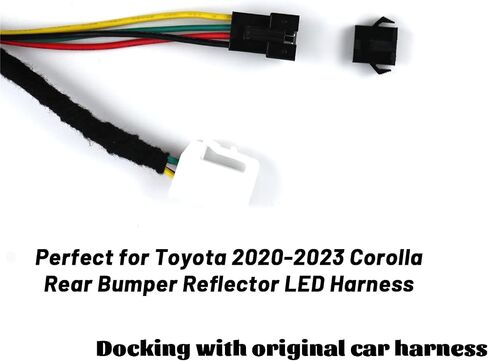 مصباح LED أمامي للضباب أثناء النهار باللون الأبيض/العنبر من Switchback مع ميزة ضوء إشارة الانعطاف LED فلاش ديناميكي متوافق مع ملحقات Toyota Corolla 2021-2022 L LE XLE الهجين (مصباح الضباب الأمامي) in Saudi Arabia