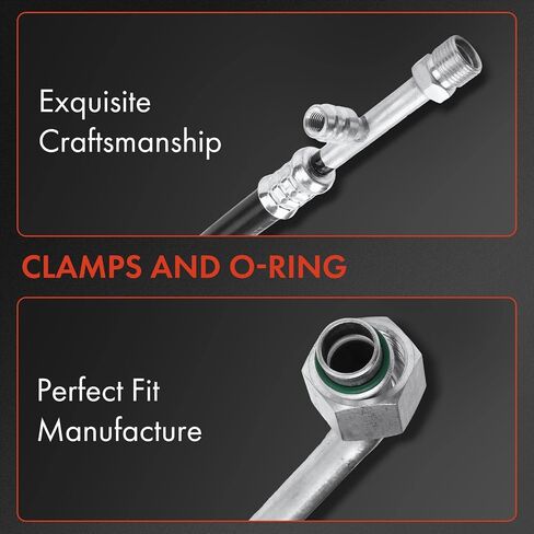A-Premium A/C Suction and Discharge Line Hose Assembly Compatible with Ford F-250 1994-1996, F-350 1994-1997, F59 1994, V8 7.3L in Saudi Arabia