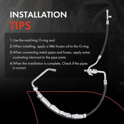 A-Premium A/C Suction and Discharge Line Hose Assembly Compatible with Ford F-250 1994-1996, F-350 1994-1997, F59 1994, V8 7.3L in Saudi Arabia
