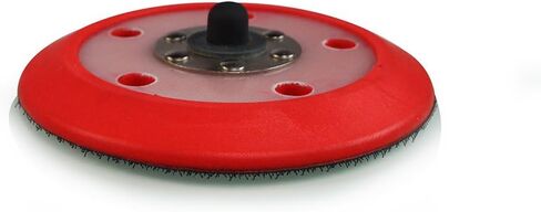 TORQ BUFLC201 R5 Dual-Action Backing Plate with Hyper Flex Technology, Red (5 Inch) in Saudi Arabia
