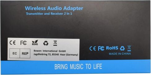 AMANKA Bluetooth Transmitter for TV Audio Bluetooth Adapter for Stereo Receiver Bluetooth Transmitter Receiver 2 in 1 Aux Bluetooth Adapter Low Latency for TV Laptop PC Wireless Headphones Speakers in Saudi Arabia