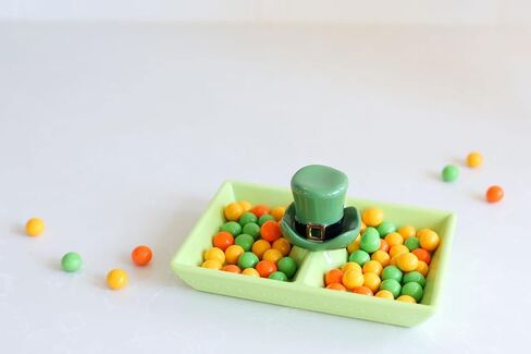 Nora Fleming Spot o' Irish (St. Patty Hat) A87 - Hand-Painted Ceramic Holiday Décor - Spring Minis for The Home and Office Green in Saudi Arabia