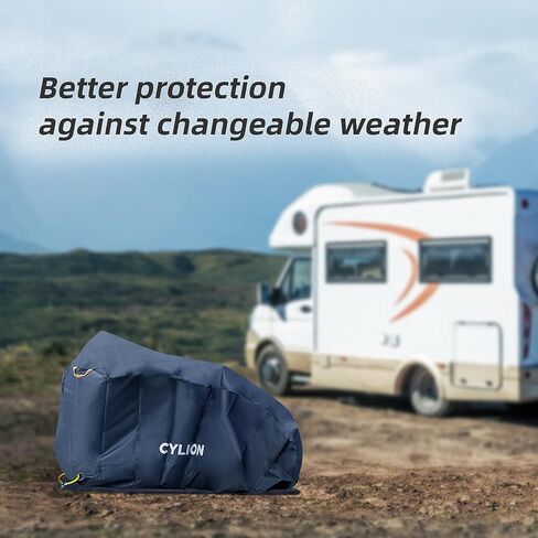 CYLION Bike Cover Outdoor Waterproof Bicycle Covers,210D Heavy Duty Ripstop Bike Storage with Reflective Strips,Anti Dust Rain Snow UV with Lock Holes in Saudi Arabia