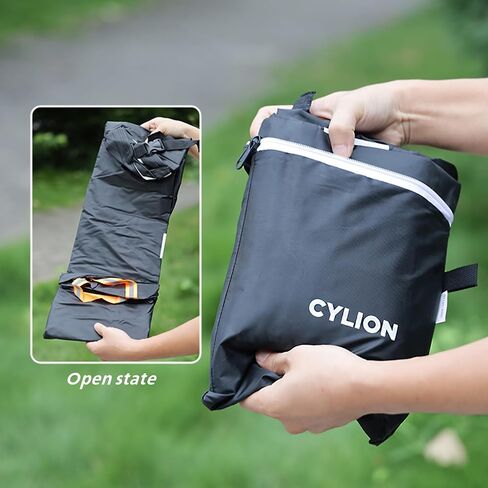 CYLION Bike Cover Outdoor Waterproof Bicycle Covers,210D Heavy Duty Ripstop Bike Storage with Reflective Strips,Anti Dust Rain Snow UV with Lock Holes in Saudi Arabia