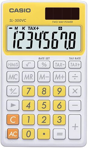 Casio SL-300VC, Sloar Powered Standard Function Calculator, Blue in Saudi Arabia