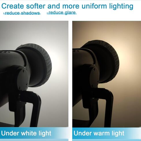 جورب ناشر للضوء أبيض مقاس 7 بوصات/180 مم مع شريط مطاطي، جورب ناشر للضوء ناعم من النايلون لإضاءة استوديو التصوير الفوتوغرافي/عاكس ستروب/عاكس قياسي in Kuwait