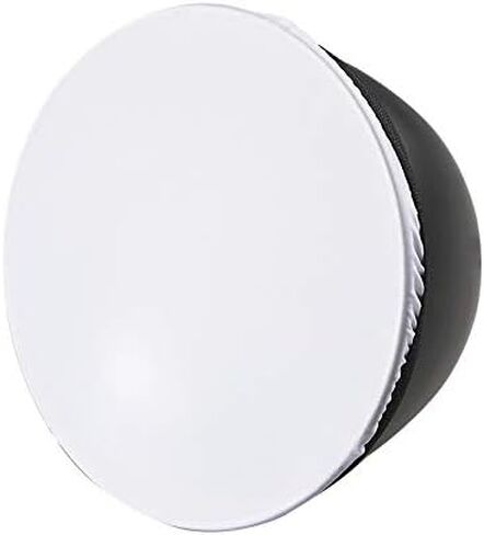 جورب ناشر للضوء أبيض مقاس 7 بوصات/180 مم مع شريط مطاطي، جورب ناشر للضوء ناعم من النايلون لإضاءة استوديو التصوير الفوتوغرافي/عاكس ستروب/عاكس قياسي in Kuwait