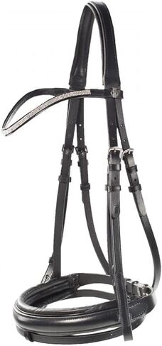 HORZE Lester Dressage Snaffle Bridle w/Reins in Saudi Arabia