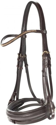 HORZE Lester Dressage Snaffle Bridle w/Reins in Saudi Arabia