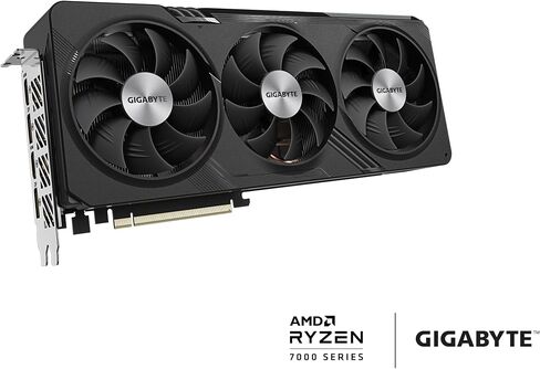 بطاقة رسومات GIGABYTE Radeon RX 7700 XT Gaming OC 12G، 3X WINDFORCE Fans 12GB 192-bit GDDR6، بطاقة فيديو GV-R77XTGAMING OC-12GD in Saudi Arabia